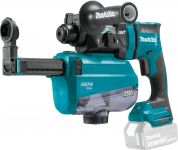 Перфоратор Makita DHR182ZWJ акумуляторний, SDS-Plus LXT, 18В, сист. вид. пилу DX05, кейс Makpac, 2.7 кг, SOLO Перфоратор Makita DHR182ZWJ акумуляторний, SDS-Plus LXT, 18В, сист. вид. пилу DX05, кейс Makpac, 2.7 кг, SOLO