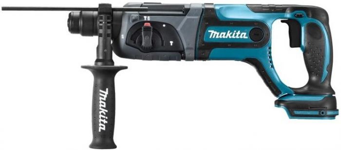 Перфоратор Makita DHR241Z акумуляторний, 18В, SDS+, 2Дж, 0-1100 об/хв, 3.5 кг, SOLO