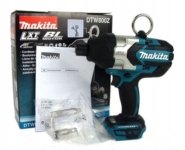 Гайковерт Makita, DTW1002RTJ, акумуляторний, 18В, 3 швидкості, 800Нм, 3.4 кг, без АКБ та зарядного пристрою