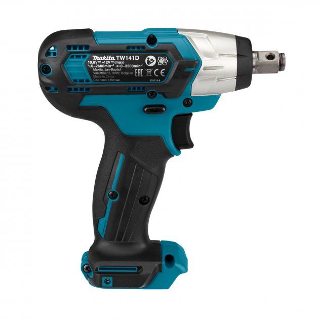 Гайковерт ударний Makita TW141DWME, акумуляторний, 10.8В, 4.0 Аг х 2, CXT, 0-2600 об/хв, 145Нм, 1.2 кг, заряд. пристрій, кейс