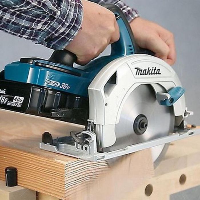 Пила дискова Makita DHS710Z акумуляторна, 18В+18В, 4800 об/мин, 190мм, 4.1 кг, SOLO