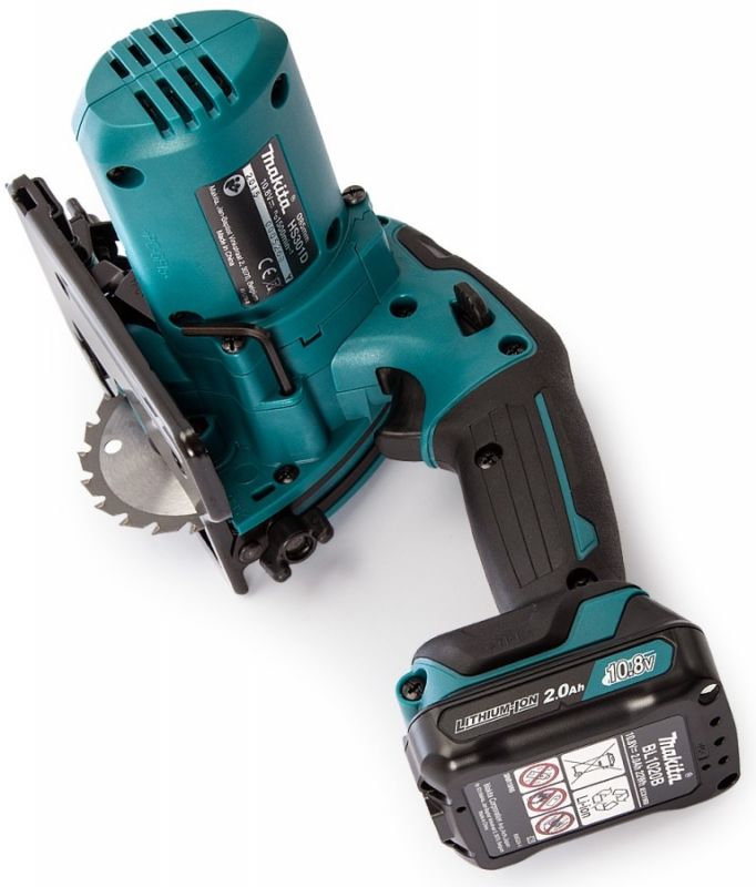 Акумуляторна ручна дискова пила Makita, HS301DZ, CXT, 10.8В Slider, 85мм, 1.6 кг, SOLO