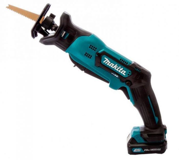 Пилка шабельна Makita JR103DWAX6, 10.8В, CXT, 2Агх2шт, DC10WC, термо-конт. 18Л, сумка, адаптер USB, 3 пилки