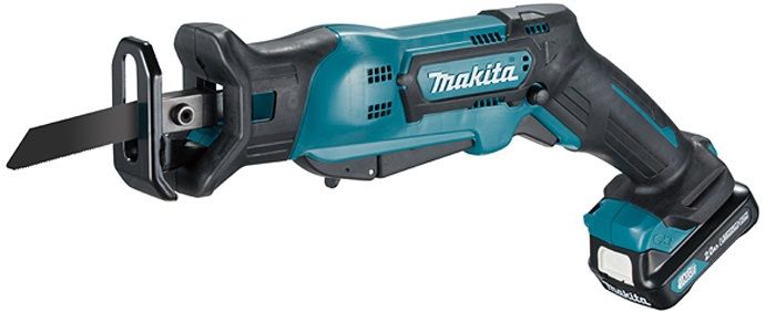 Пилка шабельна Makita JR103DWAX6, 10.8В, CXT, 2Агх2шт, DC10WC, термо-конт. 18Л, сумка, адаптер USB, 3 пилки