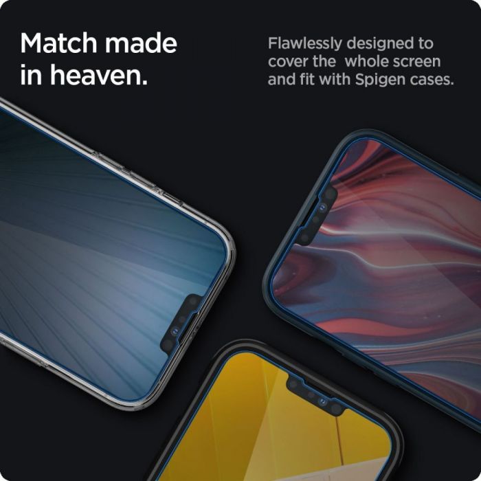 Захисне скло Spigen для Apple Iphone 13 Pro Max tR Slim HD Transparency Sensor Open (Anti-Glare/Privacy/1P)