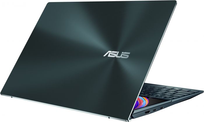 Ноутбук ASUS Zenbook Duo UX482EG-HY422W 14FHD Touch IPS/Intel i7-1165G7/32/1024F/NVD450-2/W11/Blue