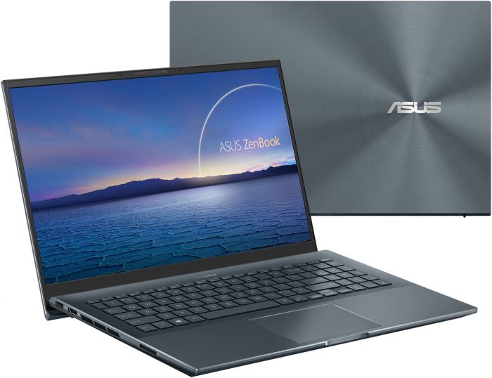 Ноутбук ASUS Zenbook Pro UX535LI-BO202R 15.6FHD Touch IPS/Intel i7-10870H/16/512F/NVD1650Ti-4/W10P/Pine Grey