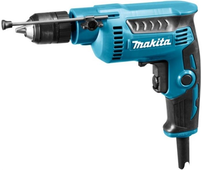 Дриль Makita DP2011, 370Вт безударний, 0.8-6.5 мм, 0-4200 об/хв, 1кг