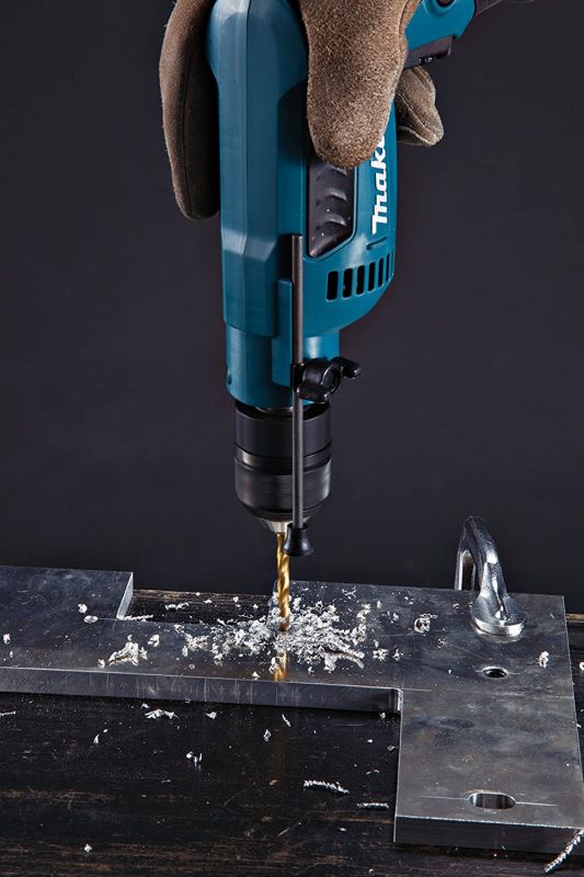 Дриль Makita DP2011, 370Вт безударний, 0.8-6.5 мм, 0-4200 об/хв, 1кг