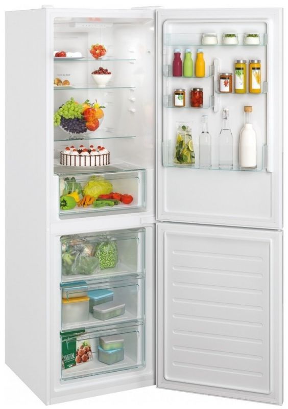 Холодильник Candy з нижн. мороз., 185x66х60, холод.відд.-224л, мороз.відд.-109л, 2дв., А++, NF, білий