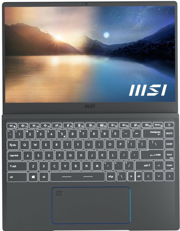 Ноутбук MSI Prestige 14 14FHD IPS/Intel i5-1155G7/16/512F/NVD1650-4/DOS/Carbon Gray