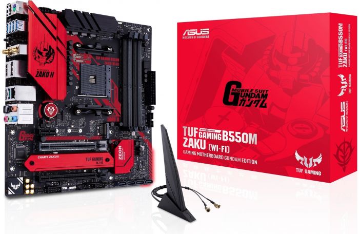 Материнcька плата ASUS TUF_GAMING_B550M-ZAKU_WI sAM4 B550 4xDDR4 M.2 HDMI-VGA-DP mATX