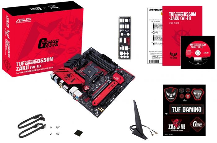 Материнcька плата ASUS TUF_GAMING_B550M-ZAKU_WI sAM4 B550 4xDDR4 M.2 HDMI-VGA-DP mATX