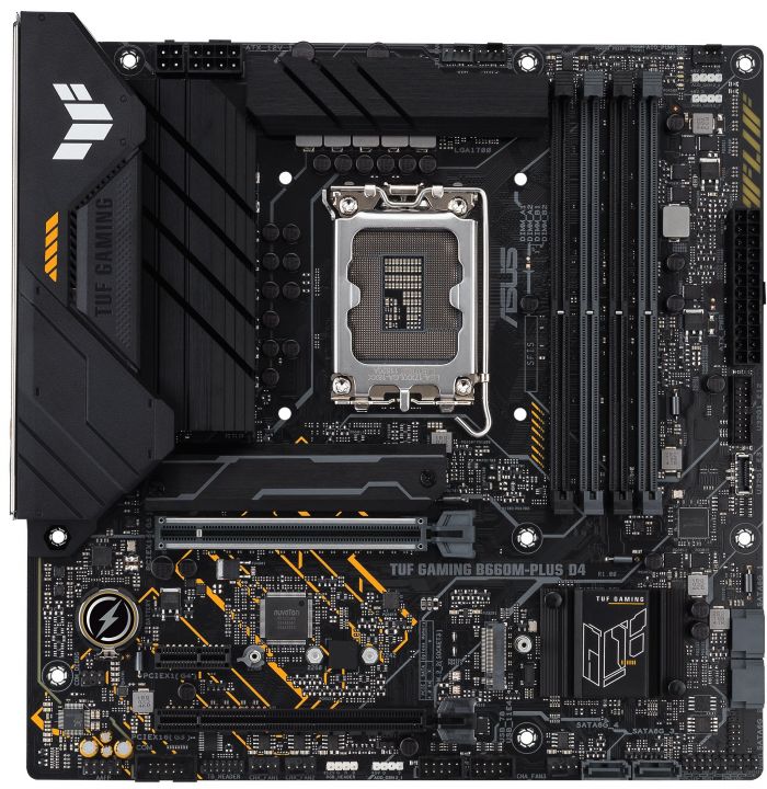 Материнcька плата ASUS TUF GAMING B660M-PLUS D4 s1700 B660 4xDDR4 M.2 HDMI-DP mATX