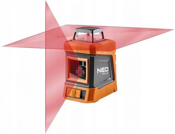 Нiвелiр лазерний Neo Tools, 30 м, 360 ° по вертикалі, з футляром і штативом 1.5 м