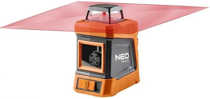 Нiвелiр лазерний Neo Tools, 30 м, 360 ° по вертикалі, з футляром і штативом 1.5 м
