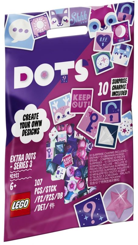 Конструктор LEGO DOTS Додаткові елементи – випуск 3 41921