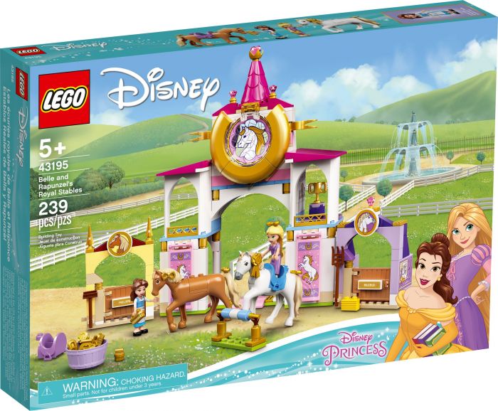 Конструктор LEGO Disney Princess Королівські стайні Белль і Рапунцель 43195