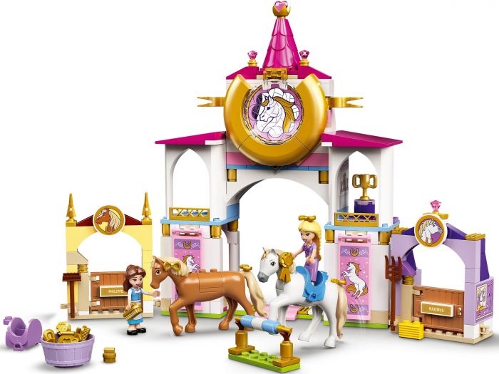 Конструктор LEGO Disney Princess Королівські стайні Белль і Рапунцель 43195