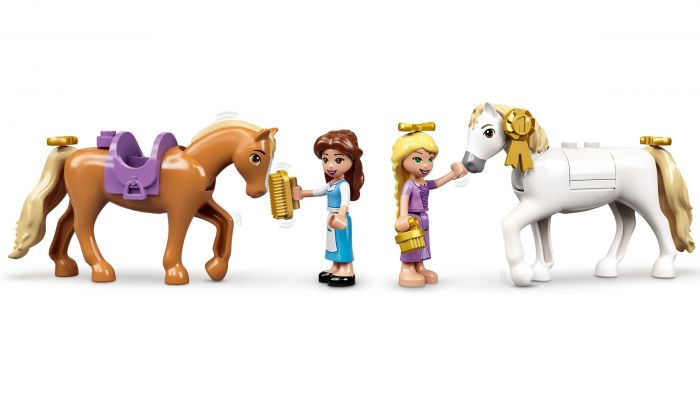 Конструктор LEGO Disney Princess Королівські стайні Белль і Рапунцель 43195