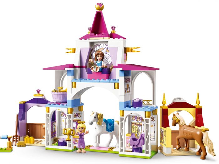 Конструктор LEGO Disney Princess Королівські стайні Белль і Рапунцель 43195