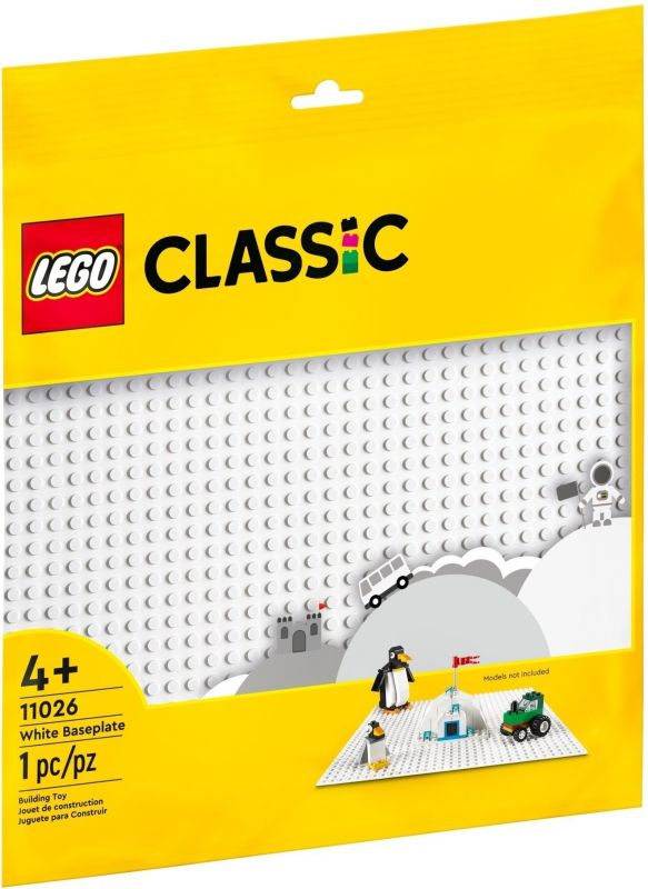 Конструктор LEGO Classic Базова пластина білого кольору 11026