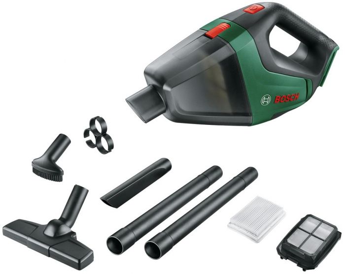 Пилосос Bosch UniversalVac 18, акумуляторний, 18В, 2.5Ач, 9кПа, 1.3кг