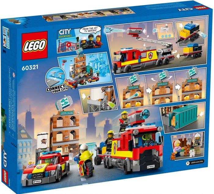 Конструктор LEGO City Пожежна бригада 60321