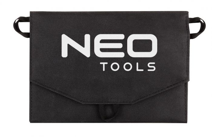 Портативний зарядний пристрій сонячна панель Neo Tools, 15Вт, 2xUSB, 580x285x15 мм, IP64, 0.55кг