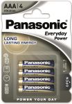 Батарейка Panasonic EVERYDAY POWER лужна AAА блістер, 4 шт.