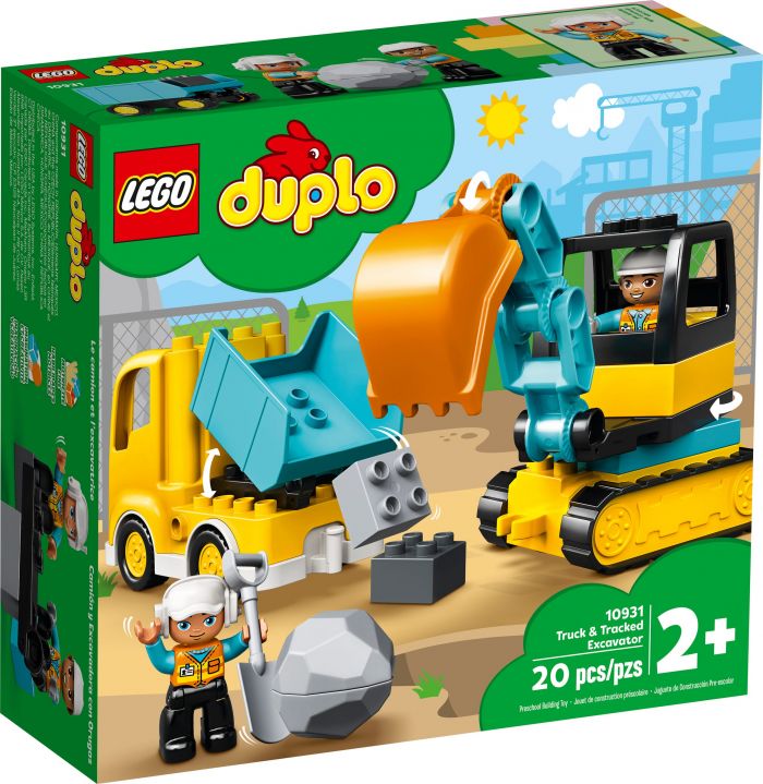 Конструктор LEGO DUPLO Вантажівка і гусеничний екскаватор 10931