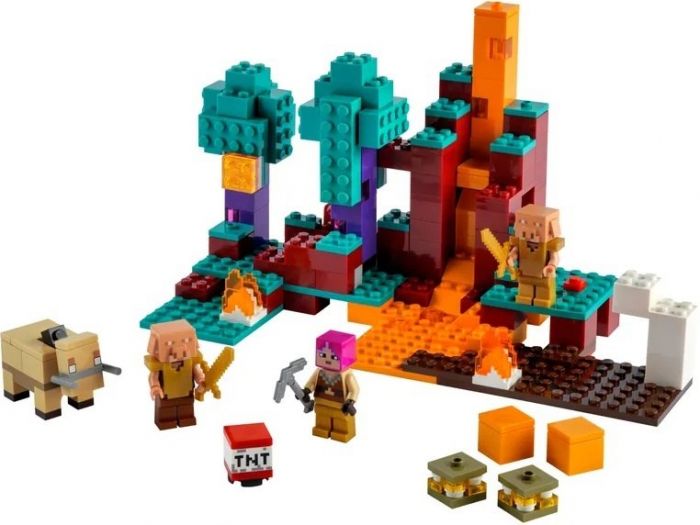 Конструктор LEGO Minecraft Спотворений ліс 21168