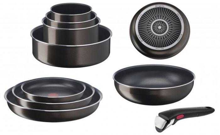 Набір посуду Tefal Ingenio XL Intense, 10 предметів, алюміній