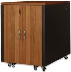 Шафа DIGITUS 19" 17U 750x1130, SOUNDproof, горіх, RAL 9005