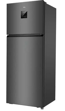 Холодильник з верх. мороз. камерою TCL RP465TSE0, 185х69х71см, 2 дв., Х- 364л, М- 101л, A+, NF, Нерж