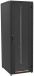 Шафа напільна ZPAS 19 ", 45U, 2096 х 800 х 800 мм (ВхШхГ), передні двері: металева, перфорована (просвіт 80%), колір шафи: чорни