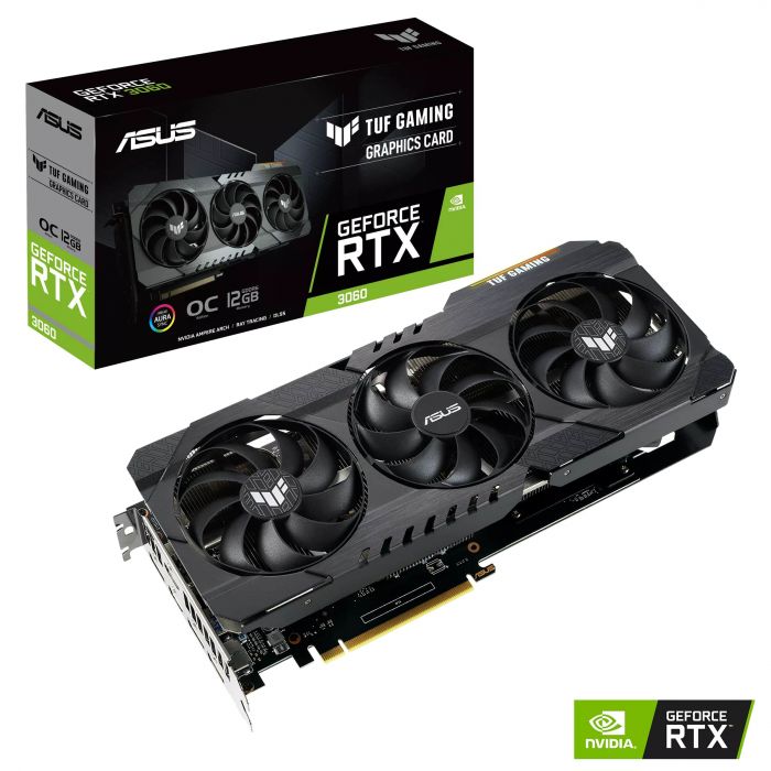 Вiдеокарта ASUS GeForce RTX3060 12GB GDDR6 TUF GAMING V2 LHR