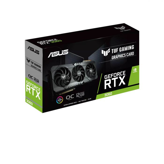 Вiдеокарта ASUS GeForce RTX3060 12GB GDDR6 TUF GAMING V2 LHR