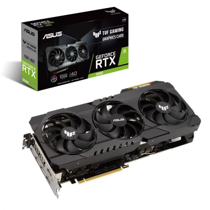 Вiдеокарта ASUS GeForce RTX3080 10GB GDDR6X TUF GAMING V2 LHR