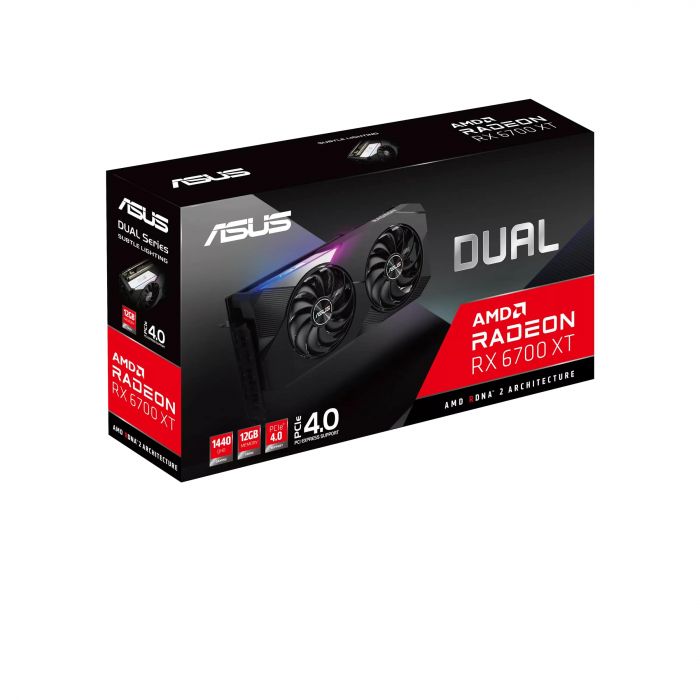 Відеокарта ASUS Radeon RX 6700 XT 12GB DDR6 DUAL OC