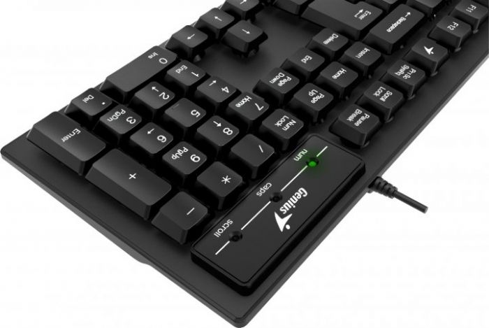 Клавіатура Genius KB-102 USB Black Ukr