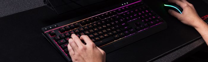 Клавіатура HyperX Alloy Core RGB USB Black