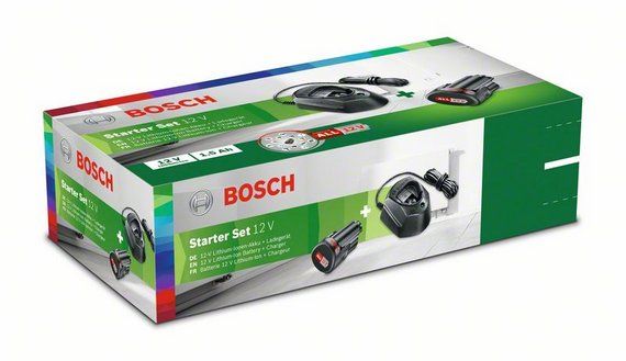 Набір акумуляторів та ЗП Bosch 12В, 1.5Ач і ЗП GAL 1210 CV