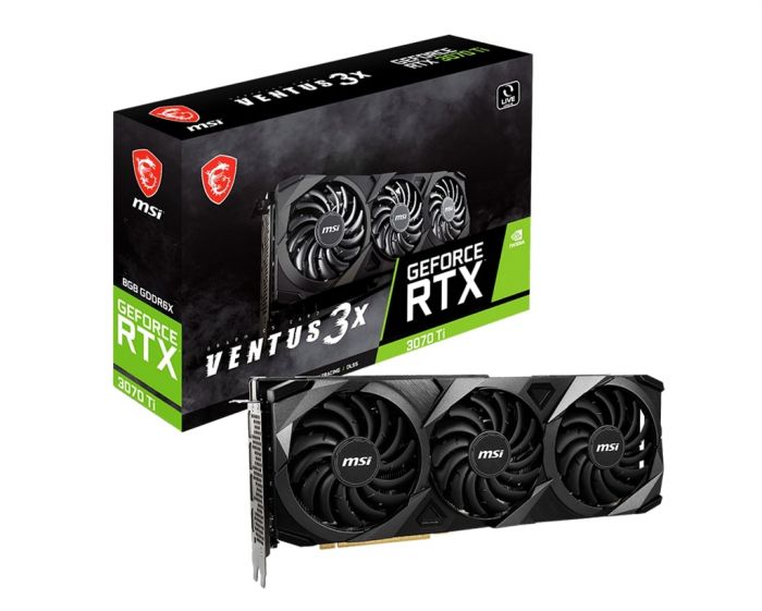 Вiдеокарта MSI GeForce RTX3070 Ti 8GB GDDR6 VENTUS 3X