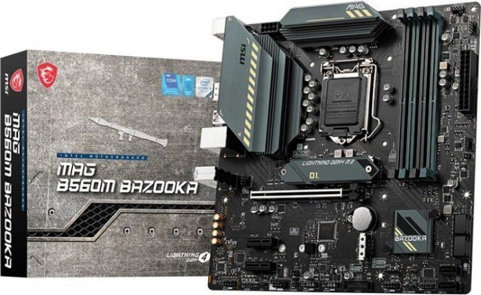 Материнcька плата MSI MAG B560M BAZOOKA s1200 B560 4xDDR4 HDMI-DP mATX