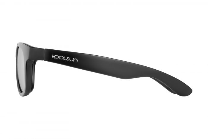 Дитячі сонцезахисні окуляри Koolsun  чорні серії Wave (Розмір: 1+)