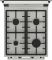 Плита Gorenje KS5351XF/комбінована/електр.програматор/50х60/духовка-70 л/ газ.контроль/гриль/електроподжиг/чугун.реш/нержав.сталь