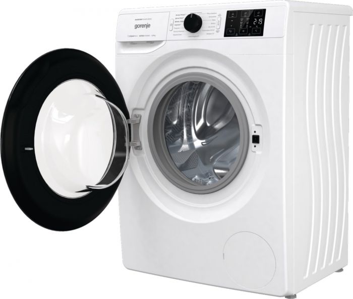 Пральна машина з фронт. загр. Gorenje WNEI72SBS, інверторна, 7кг, 1200, A+++, Пара, глибина 46.5см, Дисплей, Білий