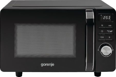 Мікрохвильова пічка Gorenje MO20S4BC/ 20 л/700 Вт./електроне упр./LED-дисплей/ чорний