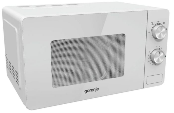 Мікрохвильова піч Gorenje MO20E1W2 / 20 л/800 Вт./механіч. упр./біла